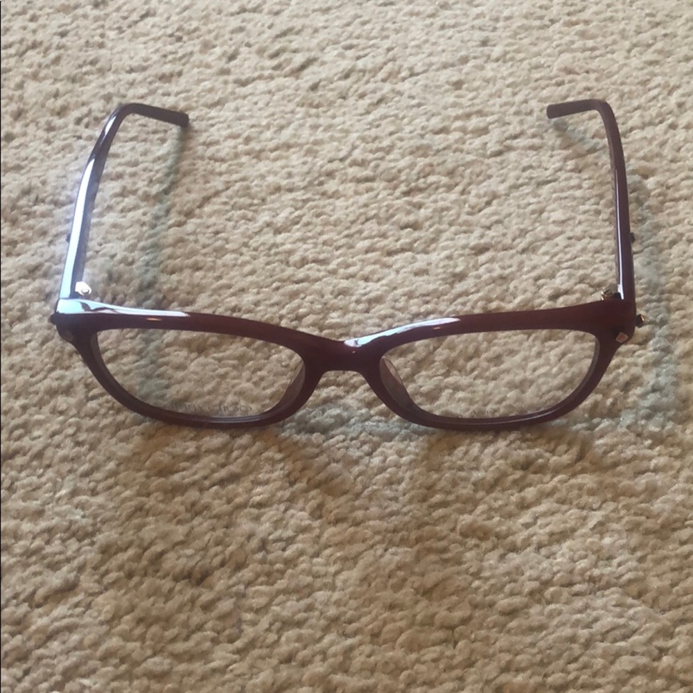 JIMMY CHOO Red eyeglasses